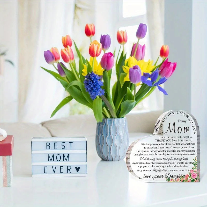 Mom Heart Keepsake - Perfect Birthday & Mother's Day Gift from Children