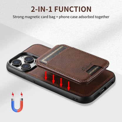 Leather Wallet Case with Card Holder for iPhone