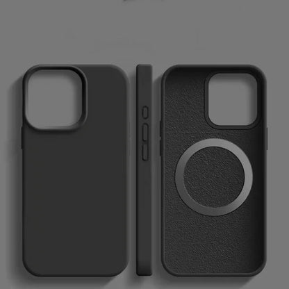 For iPhone 18 17 Pro Max 16 Plus Luxury Magsafe Magnetic Liquid Silicone Frame Phone Case For iPhone 15 14 13 Protective Cover