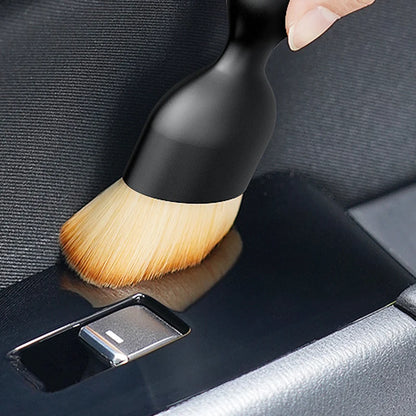 2PC Car Air Vent Cleaning Soft Brush with Protective Casing