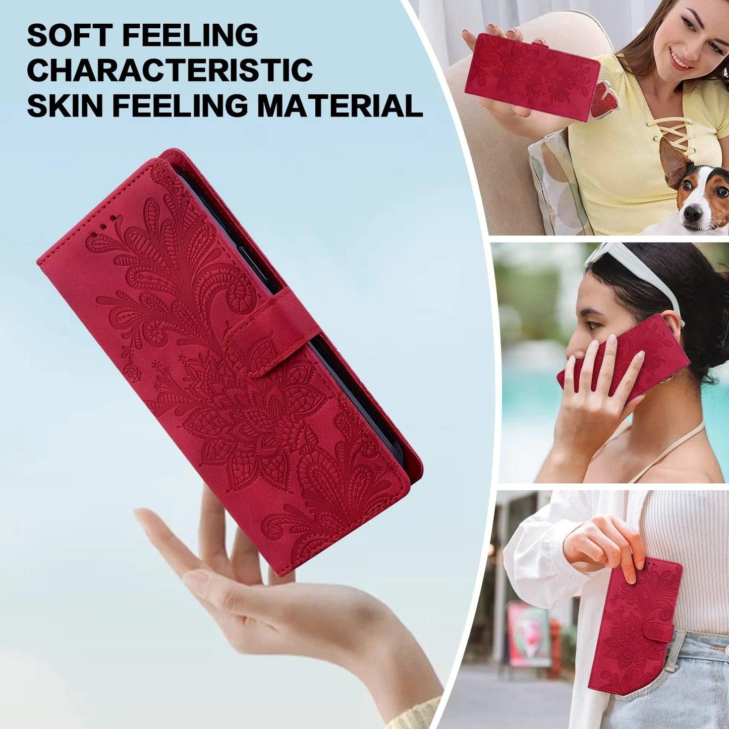 Magnetic Flip Leather Wallet Case for Samsung Galaxy