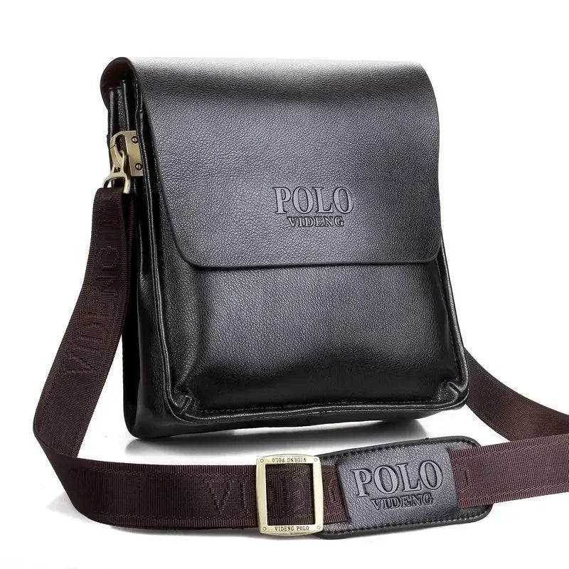 The leisure business single shoulder bag Polo vertical bag man trend inclined shoulder bag