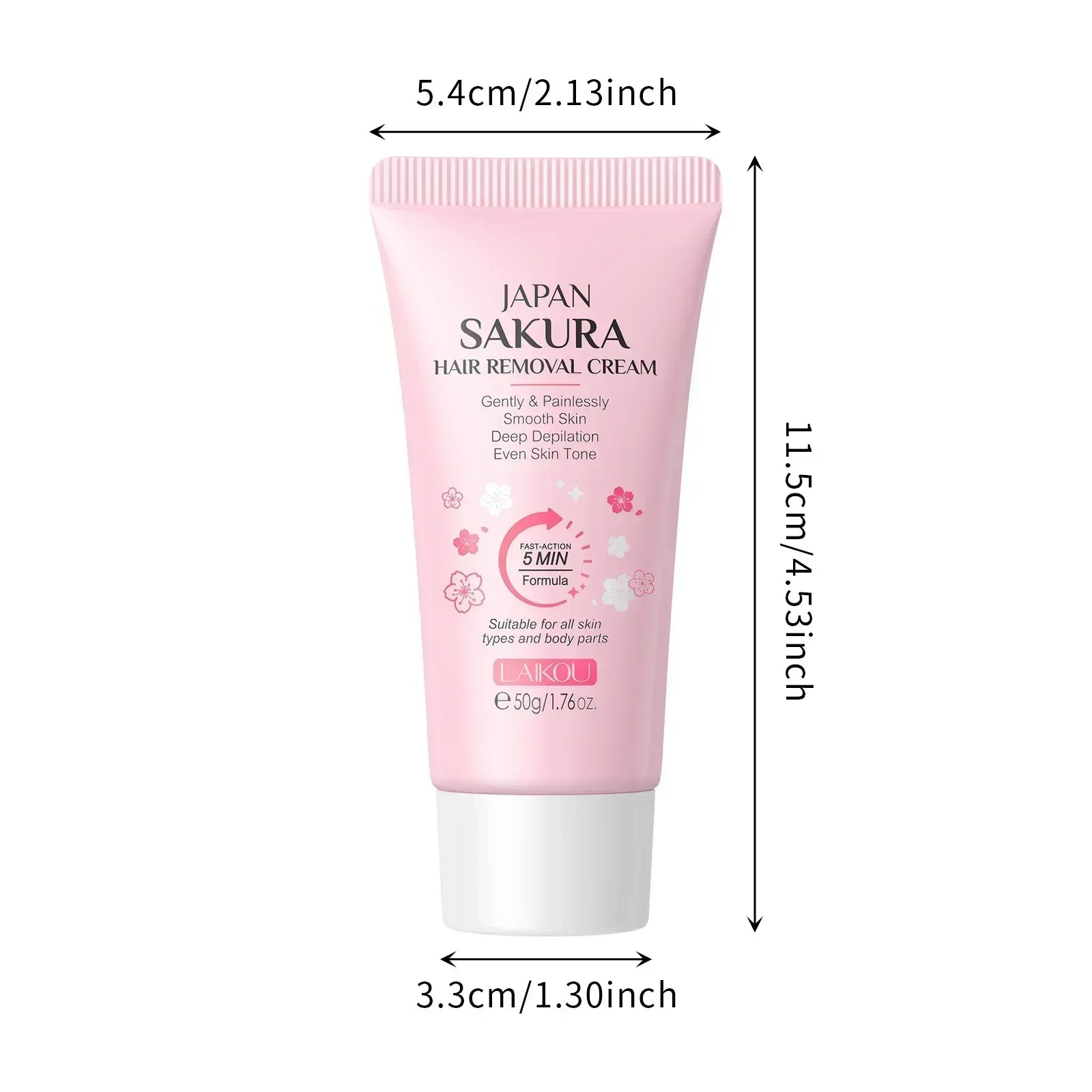 LAIKOU Hair Removal Cream Intimate Areas Epilator Cream Painless Health Hair Remover Growth Inhibitor Men Woman Body Care 50g - Urbizia