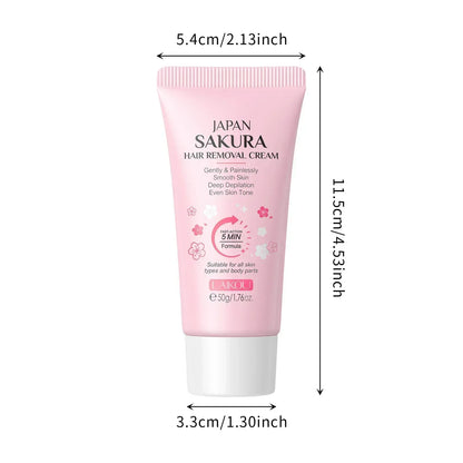 LAIKOU Hair Removal Cream Intimate Areas Epilator Cream Painless Health Hair Remover Growth Inhibitor Men Woman Body Care 50g - Urbizia