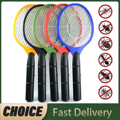 Electric Fly Insect Bug Zapper Bat Handheld Insect Fly Swatter Racket Portable Mosquitos Killer Pest Control For Bedroom Insects