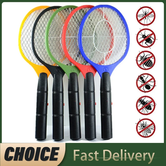 Electric Fly Insect Bug Zapper Bat Handheld Insect Fly Swatter Racket Portable Mosquitos Killer Pest Control For Bedroom Insects