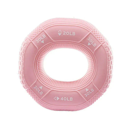Silicone Adjustable 20-90LB Hand Grip Arm Strength Exercise Gripping Ring Fitness Gym Finger Forearm Trainer Carpal Expander - Urbizia