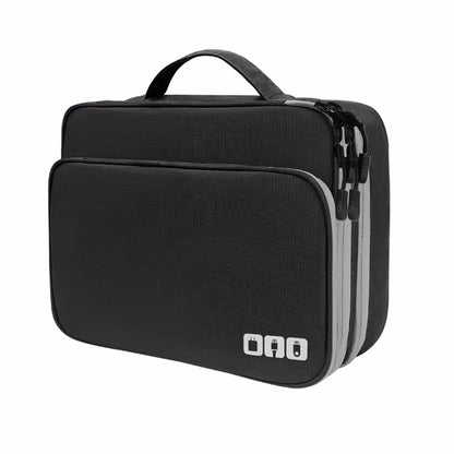 Multi-Layer Travel Cable & Electronics Organizer Bag