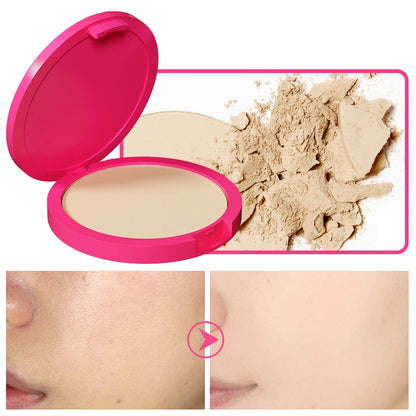 Natural Matte Pressed Powder – Oil Control & Brightening Compact