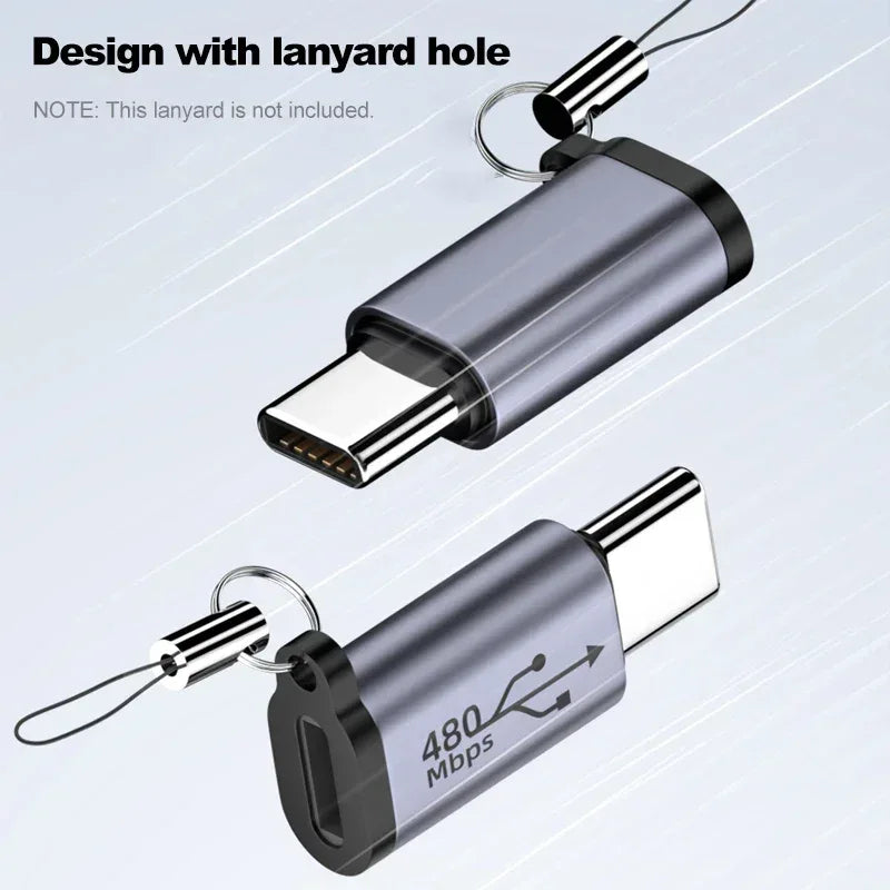 USB-C to Micro & Mini USB Adapter Converter