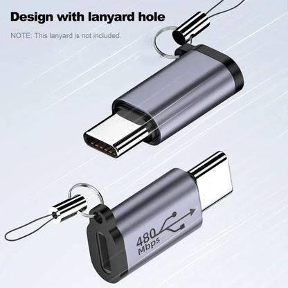 USB-C to Micro & Mini USB Adapter Converter