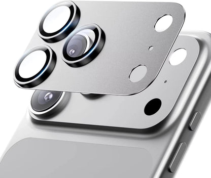 NNBILI For iPhone 17 18 Pro Max Camera Lens Protector Strong Adsorption Metal Tempered Glass Camera Screen Full Protective Cover