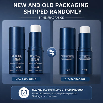 Fanzhen Men's Solid Cologne - Light and Fresh Scent, All-Over Use, Portable Stick for On-the-Go Convenience