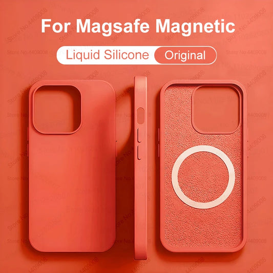 Keai MagSafe Liquid Silicone iPhone Case – Magnetic Wireless Charging