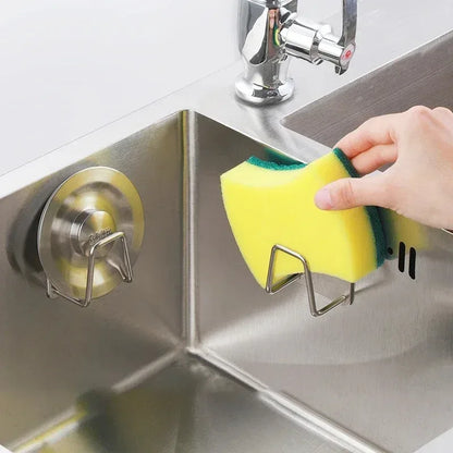 Stainless Steel Kitchen Sink Sponge Holder Organizer