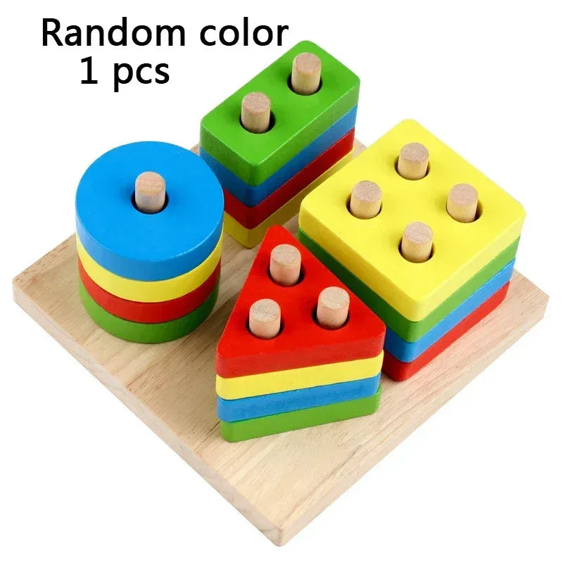Wooden Tangram Puzzle Set – Early Education Logic Toy - Urbizia