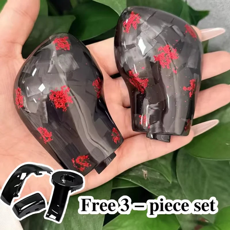 Carbon Fiber DSG Gear Knob Cover Shifter Trim for VW Golf 7 GTI R Tiguan Passat B7 B8 CC R20 Scirocco Jetta MK6 GLI Interior
