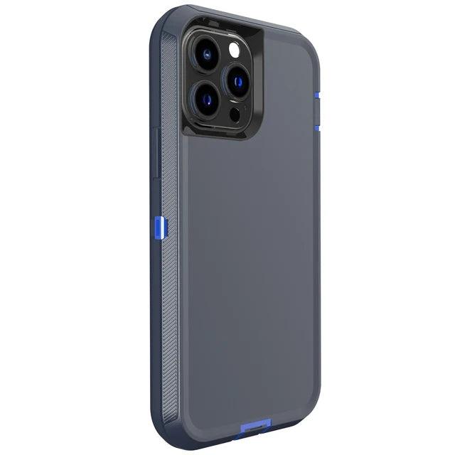 3-in-1 Heavy Duty Shockproof iPhone Case – iPhone 6 to 16 Pro Max