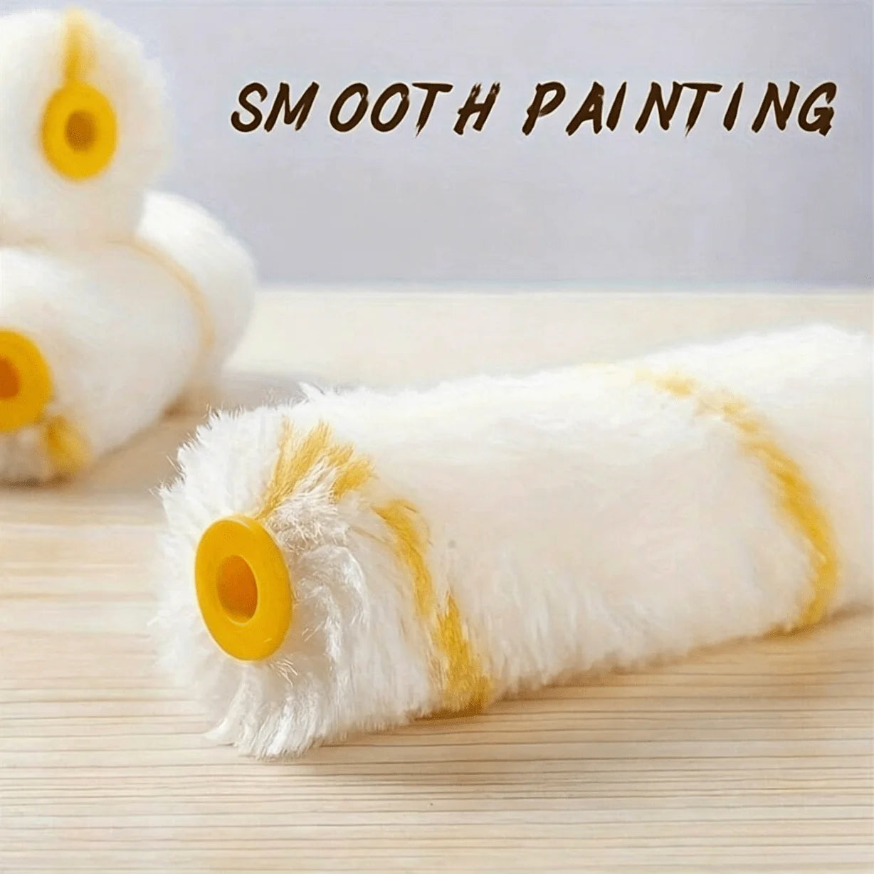 28/22/11/4/1pc, Ultra-Fine Fiber Home Paint Roller Brush Set, Non-Shedding Professional Sponge Roller Brush Set, High Absorbency Household Paint Roller Brush Set - Ultra-Fine Fiber Roller, High Absorbency Mini Fabric Roller,