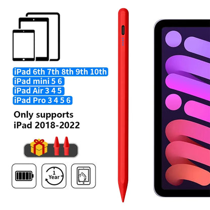 iPad Stylus Pen with Palm Rejection & LED Display