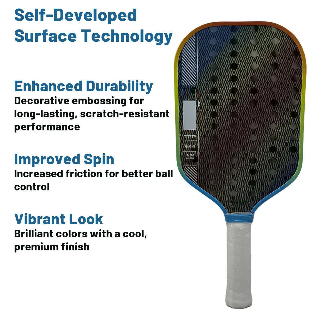 PER-Pro IV Pickleball Paddle OEM Gen 4 TFP Foam Core T700 Carbon Fiber