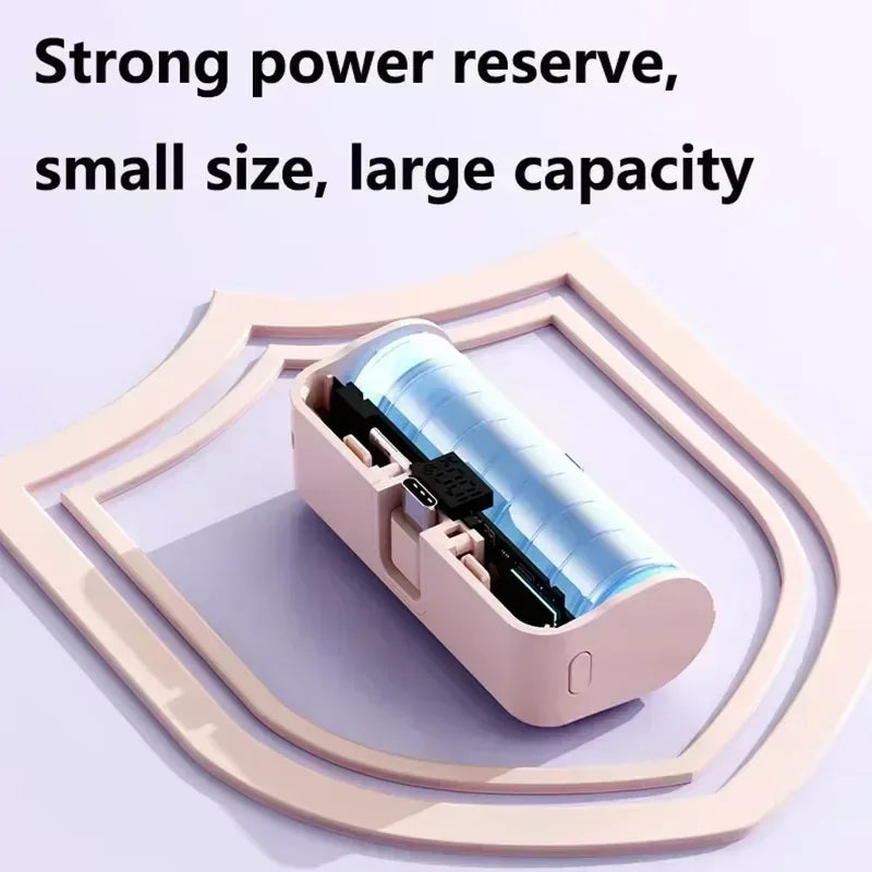 VIVO 50000mAh Capsule Power Bank Super Fast Charging Portable Large Capacity External Battery for iPhone Samsung Huawei 2026 New