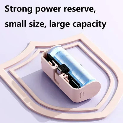 VIVO 50000mAh Capsule Power Bank Super Fast Charging Portable Large Capacity External Battery for iPhone Samsung Huawei 2026 New