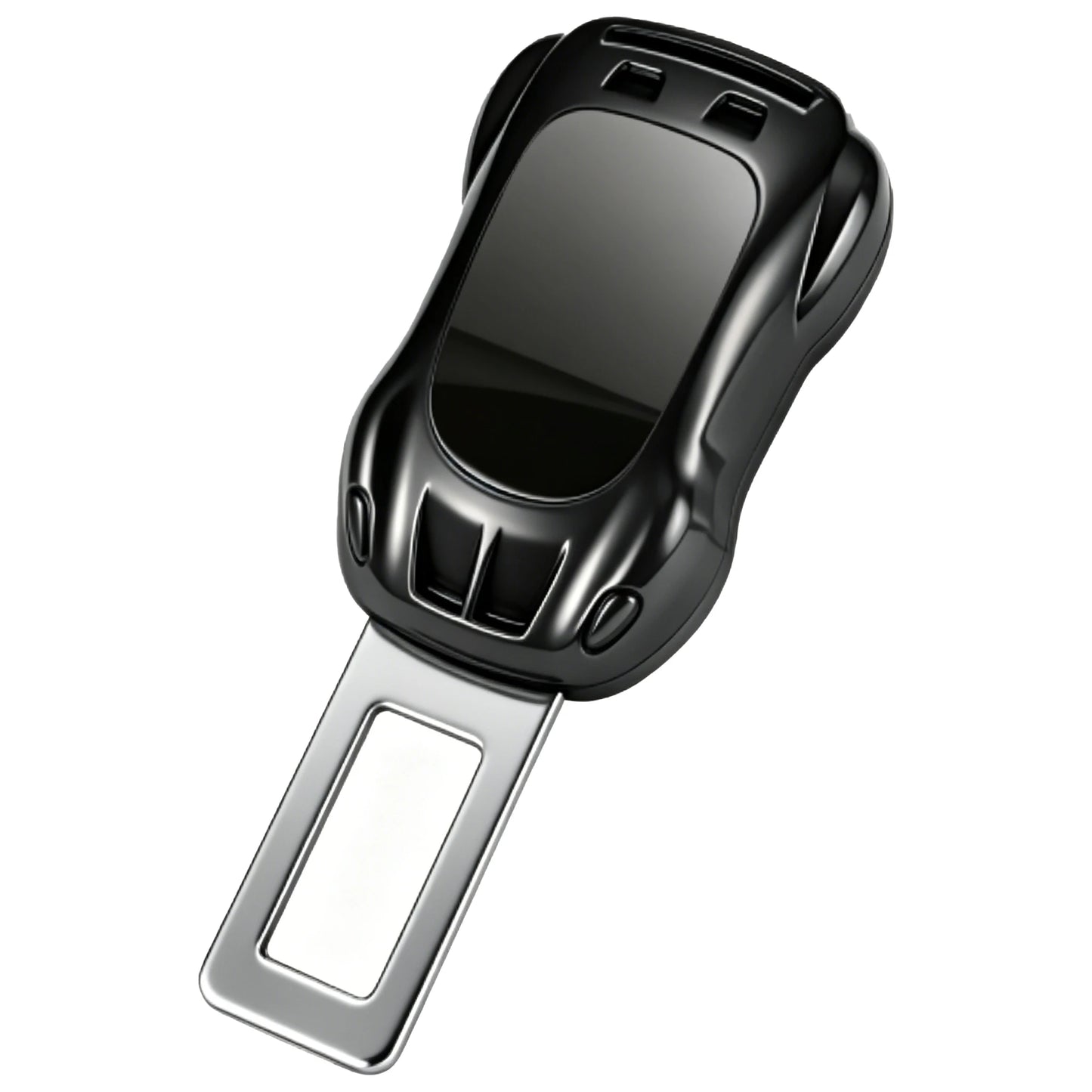 2Pcs Car Seat Belt Clip Extender Alloy Safety Seatbelt Lock Buckle Plug Insert Socket Extender Safety Buckle For Tesla Porsche