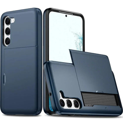 Wallet Card Holder Shockproof Case for Samsung Galaxy