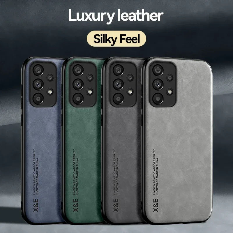 Magnetic PU Leather Case for Samsung Galaxy