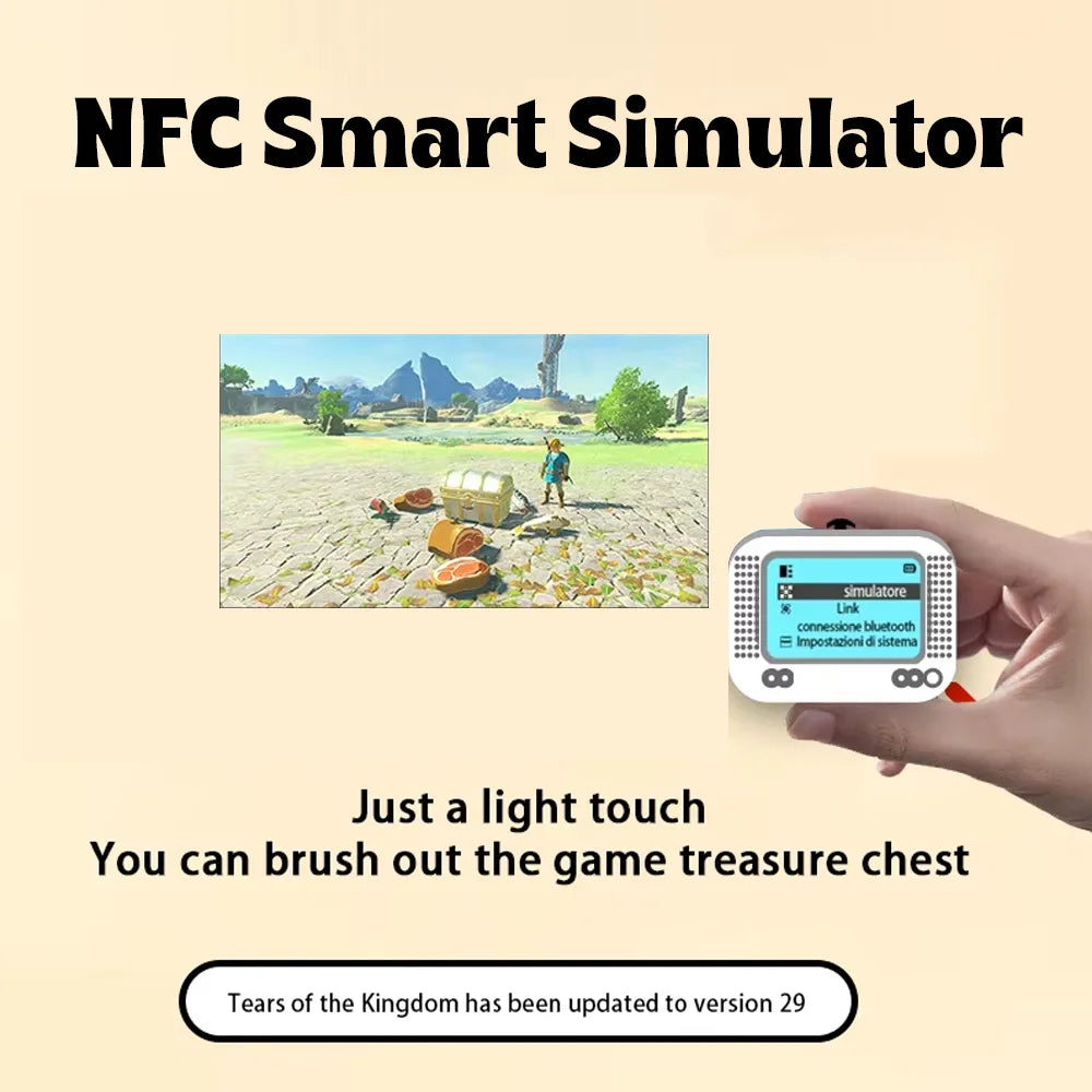 Chargeable NFC Intelligent Simulator Emulator Universal NFC Writer For Switch Series WiiU 3DS Game Accessory