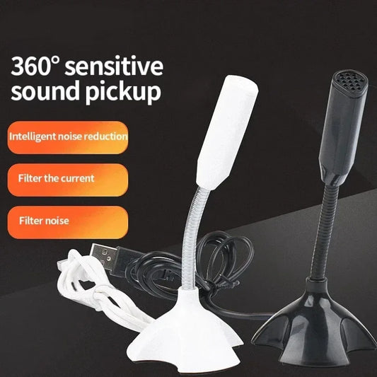 USB Condenser Microphone with Stand for PC Gaming & Streaming