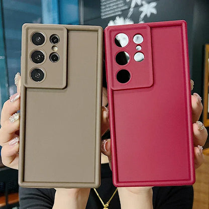 Candy Color Soft TPU Silicone Phone Case for Samsung