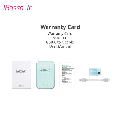 IBasso Jr.  Macaron HIFI Portable USB DAC Headphone Amplifier CS43131 Decoder 4.4mm/3.5mm PCM 32bit/384khz Native DSD 256x