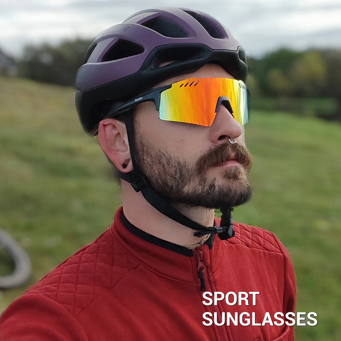 SCVCN Outdoor Photochromic Sunglasses Sports Bike Cycling Glasses Man MTB Climbing Glasses Eyewear Women Driving Bicycle Goggles