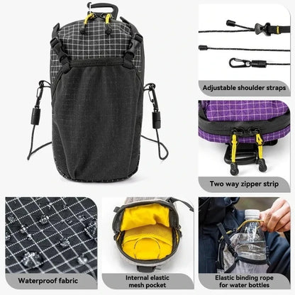 Backpack Shoulder Strap Attachment Bag Smartphone Pouch Waterproof Strap Pack for Sports Hiking Camping Lightweight