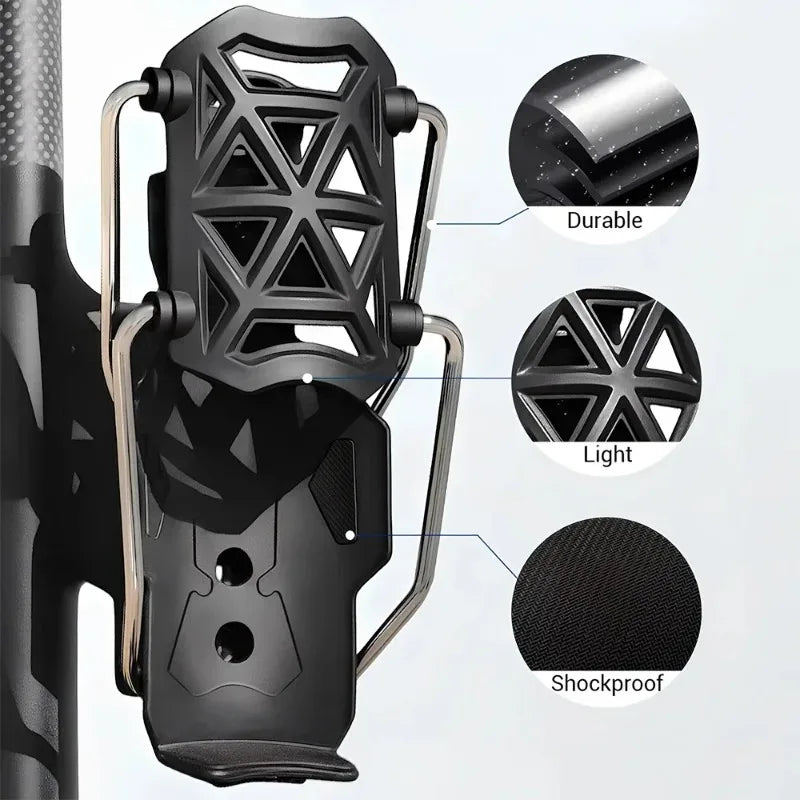 Universal Rotating Cycling Cup Holder for Bikes & Motorcycles No Drilling Required - Adjustable Bicycle Cup Holder for Electric