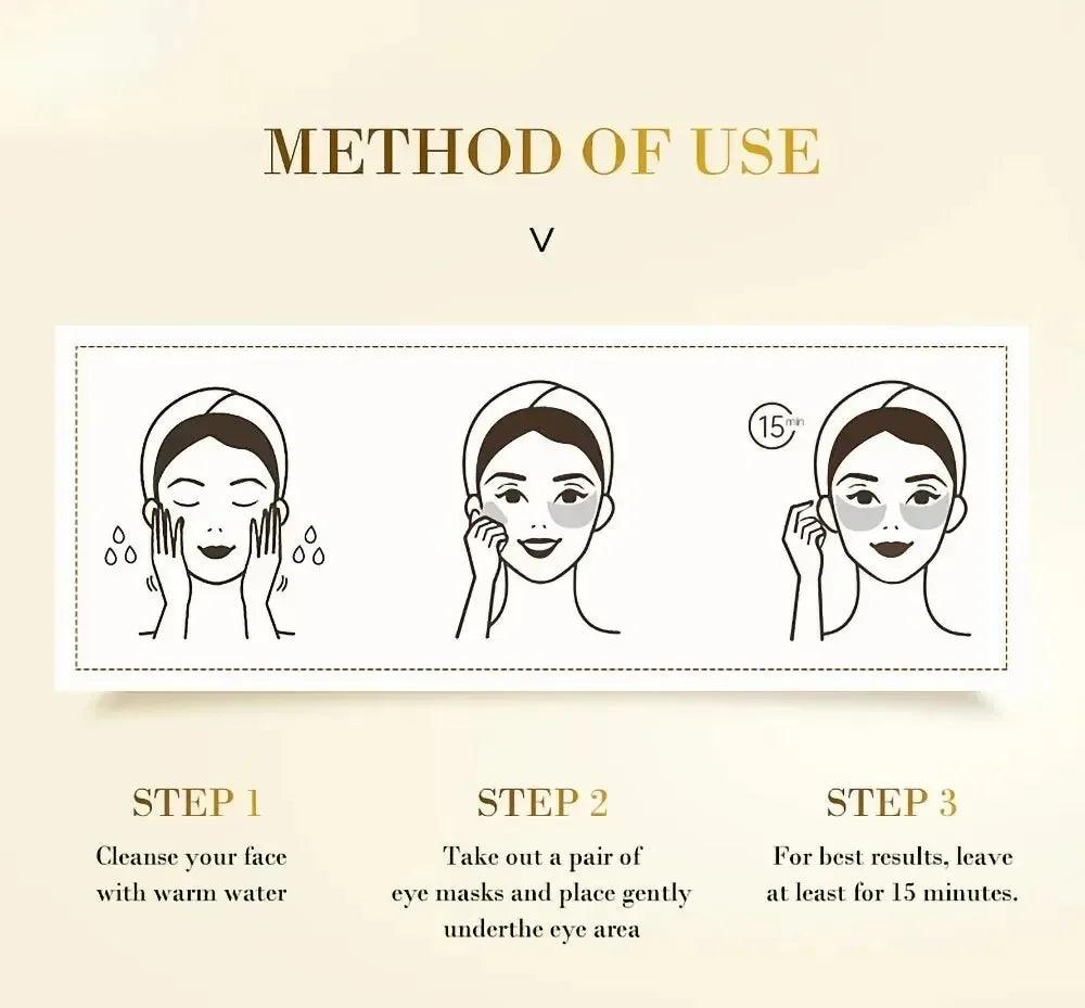 Golden Collagen Eye Mask for Hydration & Dark Circles
