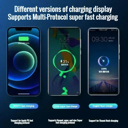For Xiaomi Original 50000mAh Powerbank External Spare Battery Portable Charger Super Fast Charging For iPhone Samsung Power Bank