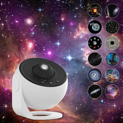 LED Night Light Galaxy Projector Starry Sky Projector 360° Rotate Planetarium Night Lamp For Room Decorative Children Kids Gift - Urbizia
