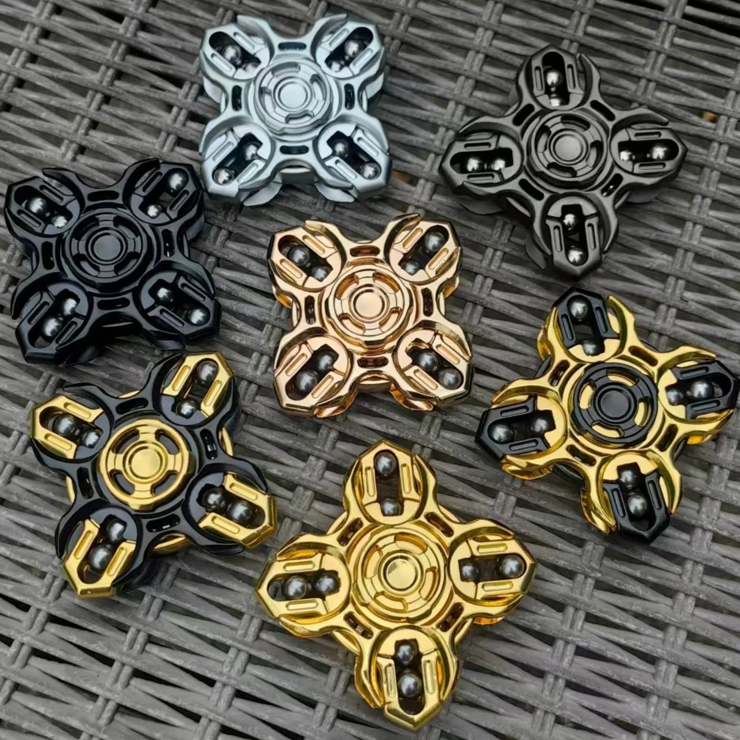 Magnetic Metal EDC Fidget Sliders Stress Relief Toys for Adults Portable Anti-Stress Fidget Toys Metal