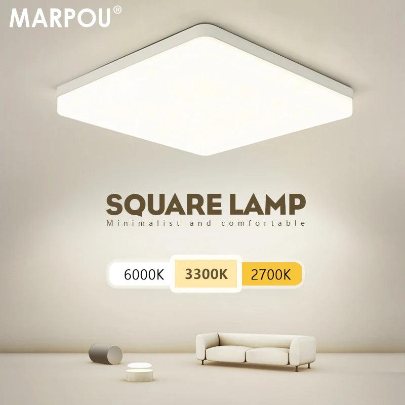 Square LED Ceiling Light 3 Colour Temperatures – 18W, 22W or 45W