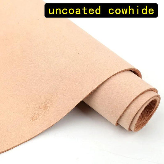 First-layer pure cowhide without coating, matte original color leather skin embryo matte surface, water-absorbing and breathable