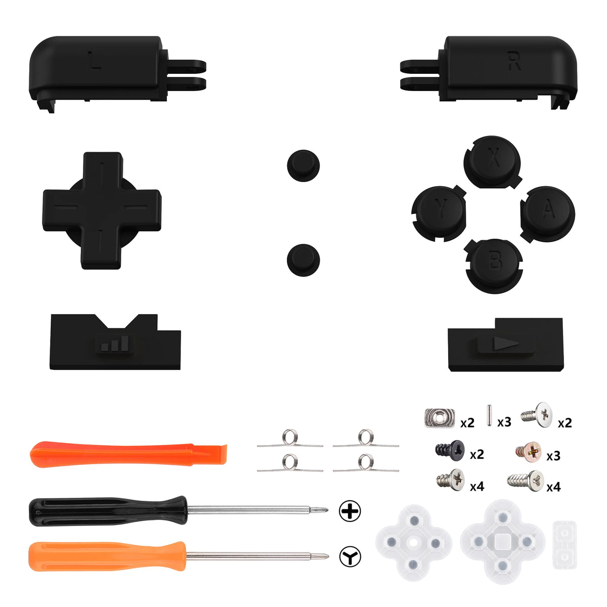 eXtremeRate Custom Replacement Full Set Buttons for Nintendo DS Lite NDSL, for Nintendo DS Lite HandLen - Various Colors