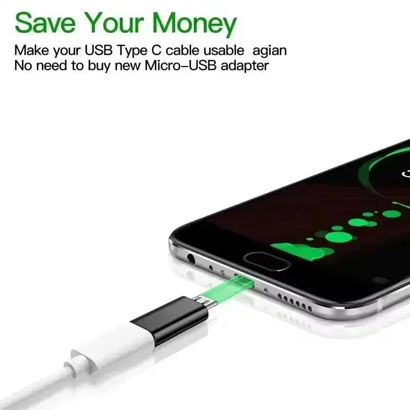 USB-C to Micro USB OTG Adapter Converter