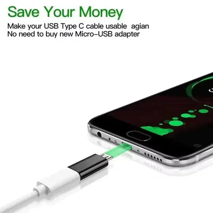 USB-C to Micro USB OTG Adapter Converter