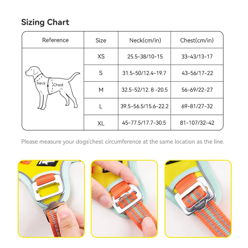 Truelove Reflective Escape-Proof Dog Harness