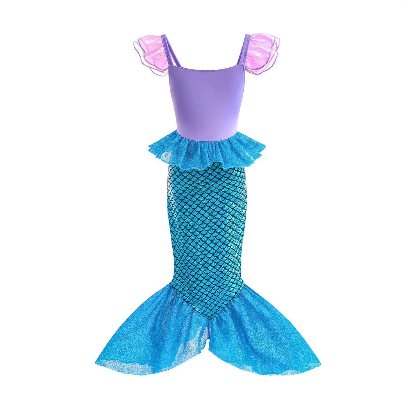 Mermaid Birthday Party Dress for Girls – Summer Mermaid Costume