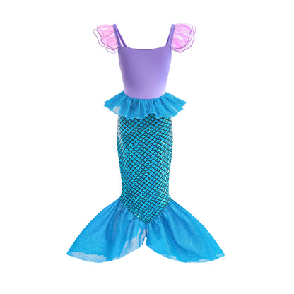 Mermaid Birthday Party Dress for Girls – Summer Mermaid Costume