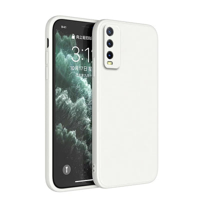 Original Case for VIVO Y20 Y20A Y20G Y20i Y20S Y20T SG 2021 Camera Protection Square Liquid Silicone Luxury Soft Ultrathin Cover